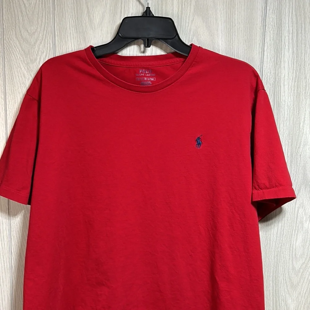 POLO Ralph Lauren red short sleeve shirt size XL